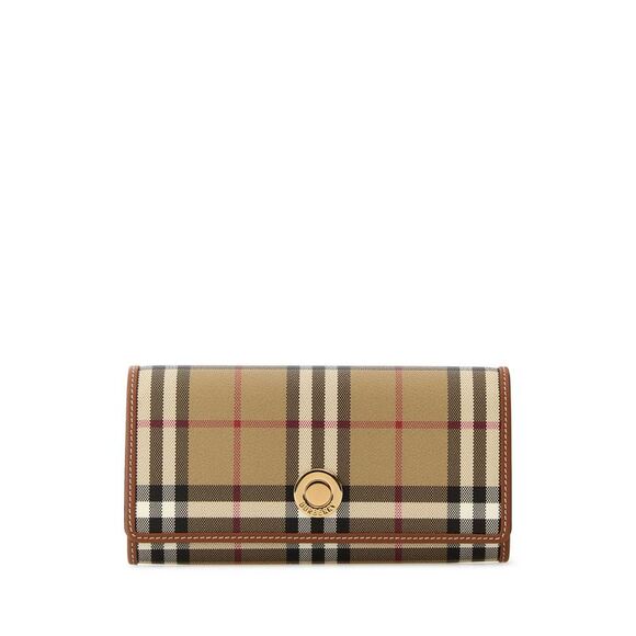 Burberry Women Printed Canvas Wallet